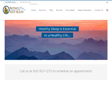 Tablet Screenshot of nwsleephealth.com